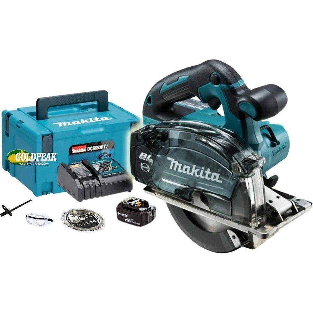 Makita DCS553RTJ 18V Cordless Metal Cutter (LXT-Series) - Goldpeak Tools PH Makita Makita DCS553RTJ 18V Cordless Metal Cutter (LXT-Series) - Goldpeak Tools PH Makita